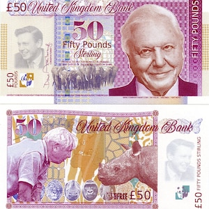 United Kingdom Bank 50 pound &quot;Art Note&quot;