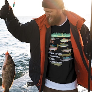 Lustiges Angler Sweatshirt - Perfekt für Introvertierte und mürrische Angler! Langarm-Shirt