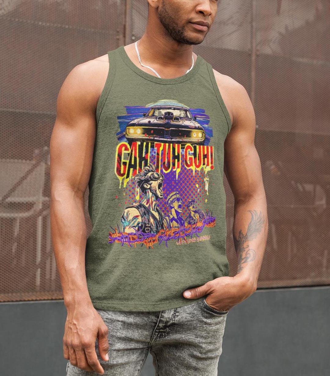 90er Jahre Tank Top Damen/Herren - Retro Outfit Für Partys & Karneval