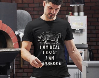 ユニセックスのバーベキューTシャツ、楽しいカジュアルウェア、グリル愛好家に最適、素晴らしいギフトアイデア
