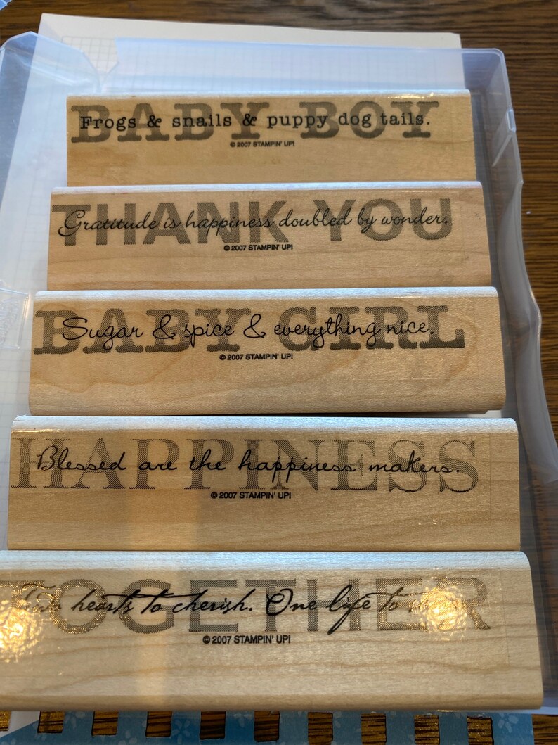 Stampin up Baby