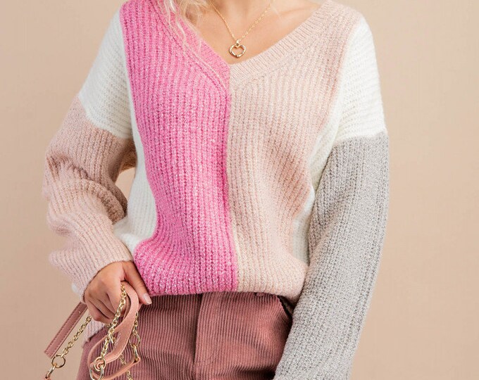 Pretty in Pink Sweater