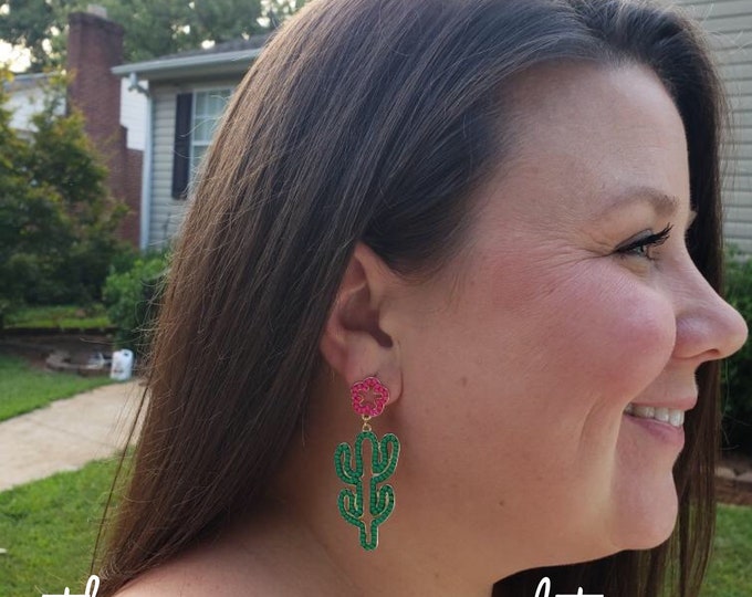 Cactus earring