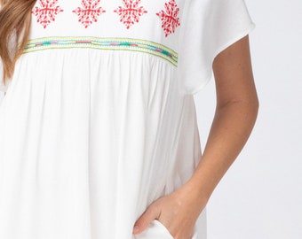 Embroidered dress