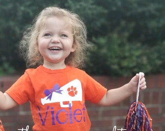 Personalized Clemson shirt, tiger girl, Clemson shirt, game day shirt, tiger shirt