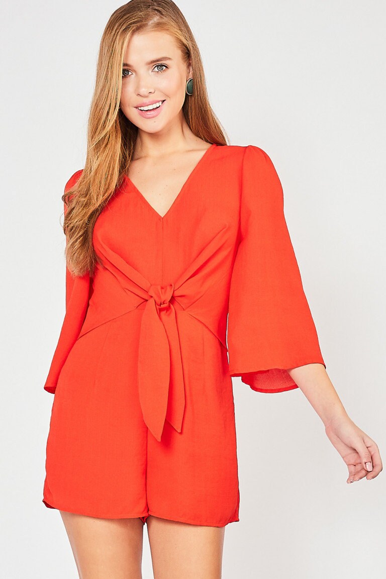 Orange romper