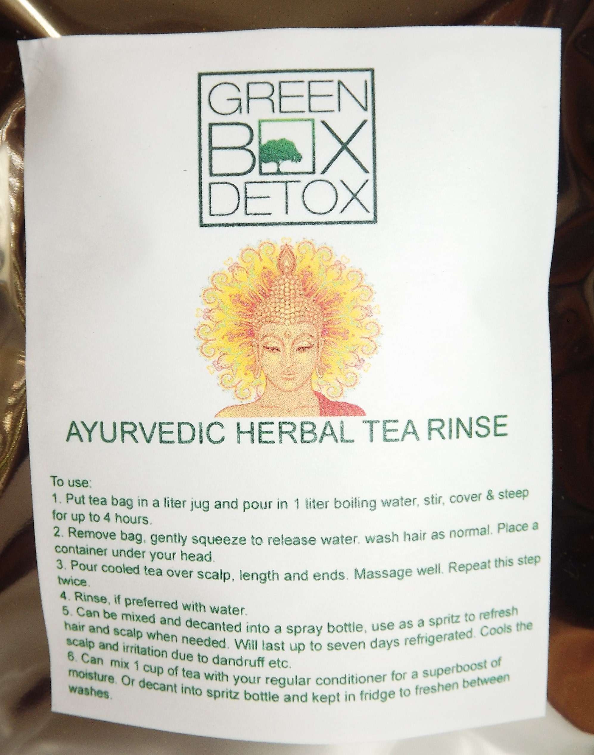 HERBAL TEA RINSE ayurvedic strengthening henna tea Hair growth Etsy