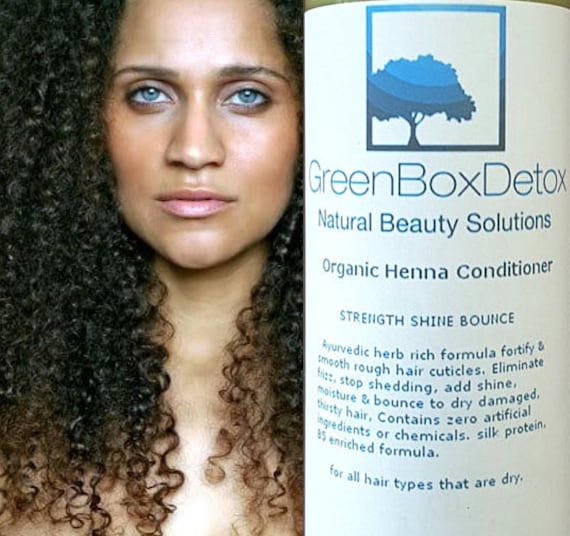 Organic Henna Deep Conditioner: Ayurvedic Herbal Hair Growth Therapy