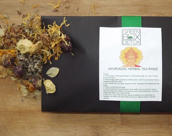 Herbal Tea Rinse Ayurvedic Hair Loss Tea Hair Repair Growth Etsy