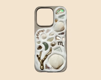 Zodiac Seashell Mosaic Phone Case (Customizable)