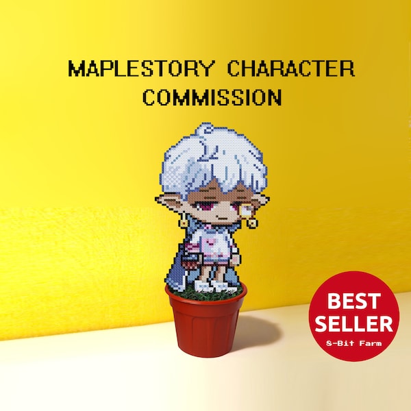 Maplestory Character Commission - Fully Customized Figure, A Proven Gift For Maplestory Fan, Maplestory Birthday Present