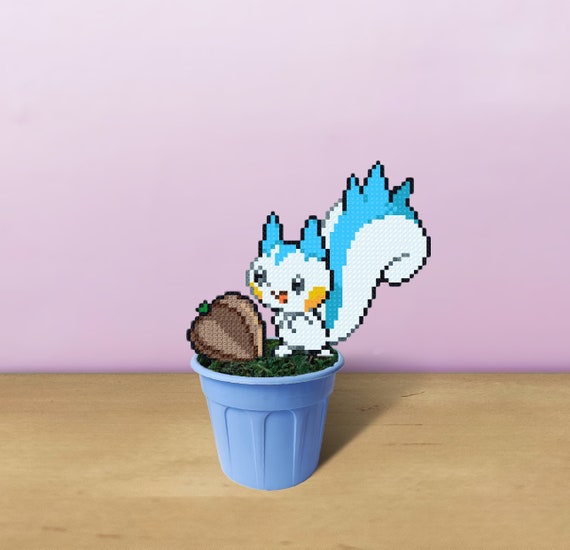 Pachirisu Pokemon Gift For Girlfriend Squirrel Decor Etsy