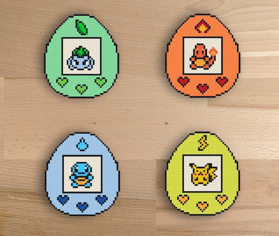 Tamagotchi, Bulbasaur, Charmander, Squirtle, Pikachu, Pokemon Starters,  Anime Magnets, Pokemon Pet, 90's Vibes, Pokemon Egg, Retro Decor -   Israel