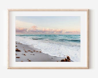 South Beach, Miami Photo, Sunset Beach Art, Florida Photo, Beach House Art, Travel Photo, Coastal Photography, Ocean Wall Art, Florida Print