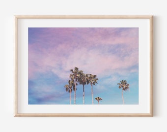 Palm Tree Photo, San Diego Wall Art, Photography Prints, California Print, Tropical Decor, Ocean Photo, Coastal Wall Art, Beach House Art