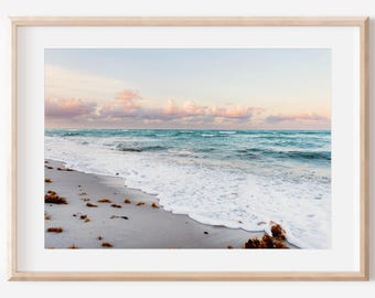 South Beach, Miami Photo, Sunset Beach Art, Florida Photo, Beach House Art, Travel Photo, Coastal Photography, Ocean Wall Art, Florida Print