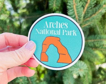 Naklejka Delikatny Łuk | Park Narodowy Arches | Naklejka winylowa Moab Utah