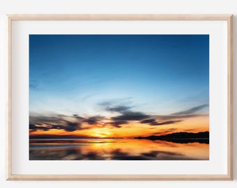 Sunset Art Photography Digital Download | Utah Artwork | Desert Landscape Prints