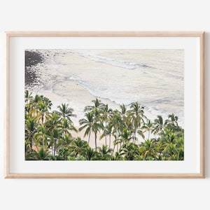 Sayulita Mexico, Coastal Print, Mexico Prints, Coastal Decor, Palm Tree Art, Coastline Photo, Mexican Art, Travel Photography, Ocean Prints