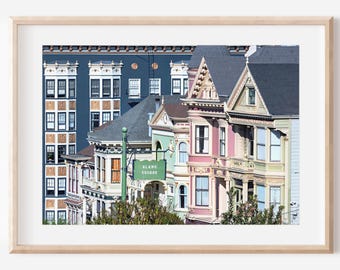 Fotografia domów wiktoriańskich „Malowane damy” | Alamo Square, San Francisco