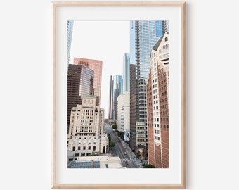 Downtown Los Angeles Photography Print,  City Photography, Wall Art California, Canvas Wall Art Living Room, Home Décor Gift, Travel Print