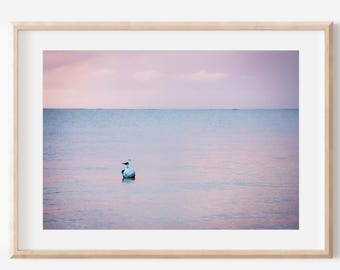 Ocean Photography Digital Download | Sunset Art | Cancun Mexico Print