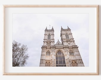 Westminster Abbey, Digital Download, London Photography, City Art Print, Palace of Westminster, England Wall Art, Landmark Art Print