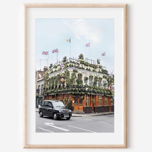 Churchill Arms Photography Print, London Pub Print, London City Wall Art, Europe Art, Travel Gift, Canvas Wall Print, Street Photo image 1