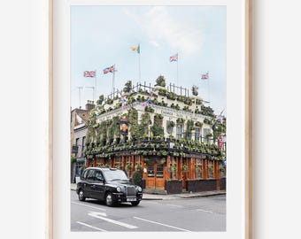 Churchill Arms Photography Print, London Pub Print, London City Wall Art, Europe Art, Travel Gift, Canvas Wall Print, Street Photo