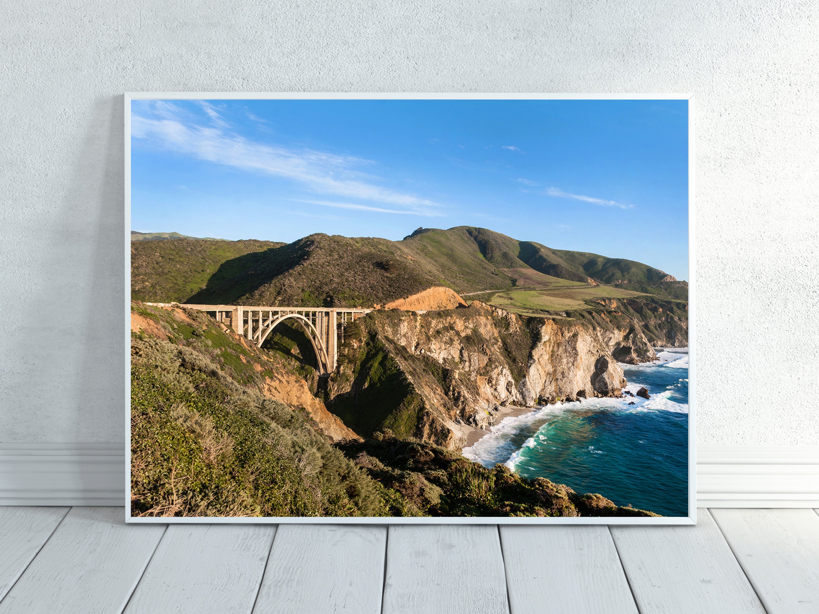 Photography Art & Collectibles Bixby Bridge Wall Canvas Big Sur ...