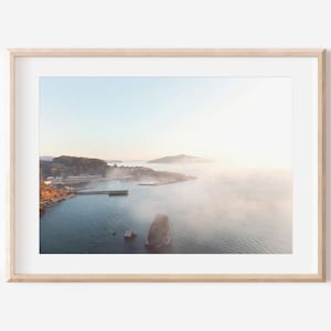Foggy Coast Print, San Francisco Art, Photography Print, Bay Area Wall Art, Coastline Photography, Ocean Wall Art, Seascape Wall Hanging