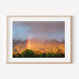 Rainbow Photography, Rainbow Art Print,  Photography Print or Canvas