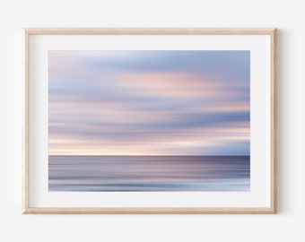 Ocean Sunset Art, Oahu Hawaii, Hawaiian Island, Sunset Art Print, Sunset Sky, Ocean Photo, Tropical Art, Coastal Print, Waves Photo