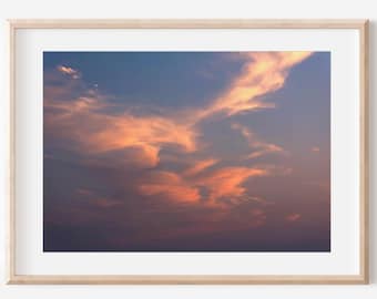 Sunset Clouds Wall Art Digital Download | Sky Photography | Utah Landscape Photo