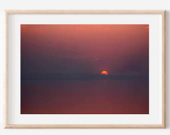 Sunset Print Wall Art Digital Download | Landscape Photography Utah | Nature Home Decor
