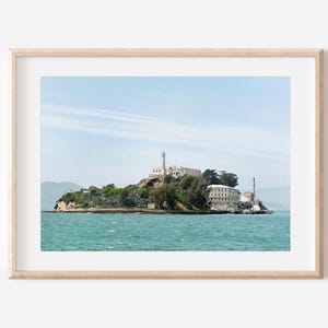 Alcatraz Prison, Digital Download, San Francisco Downloadable Print, California Photography, Landmark Photography, Printable Art