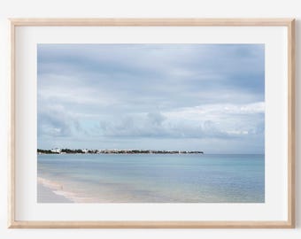 Cancun Beach Art | Digital Download | Coastline Photography | Mexico Printable Wall Art