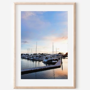 San Diego Harbor, California Art, Ocean Photography, San Diego Photo, California Print, Harbor Decor, Coastal Art, Boat Decor, Sunset Photo