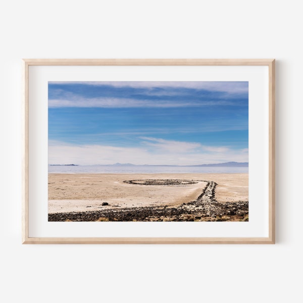 Spiral Jetty, Utah Photography, Great Salt Lake, Photography Print or Canvas