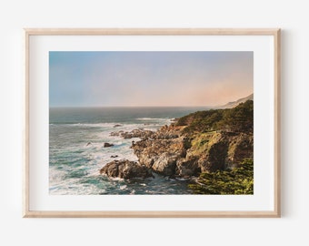 Ocean Photography, Large Coastal Wall Art, Northern California Print, Coastal Pacific Ocean Art, Beach House Print, Pacific Coast Highway