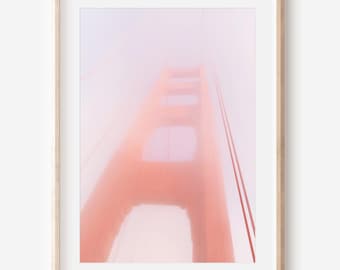 Golden Gate Bridge Fog Art Print | San Francisco Photography | Bay Area Wall Art