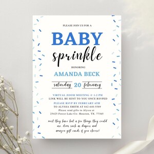 Baby Sprinkle Party Package (Invite, Games, Drink Menu)