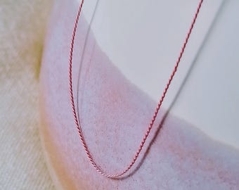 Restring Seidenfaden, Seidenkette, schwimmende Seide, Reparaturseide, verstellbare Seide, Schichtkette, Seidenkette, Anhänger, Edelsteine