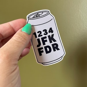 New Girl true American sticker
