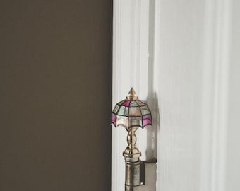 Vintage Tiffany Lamp Hinge Topper (pastel colorway)