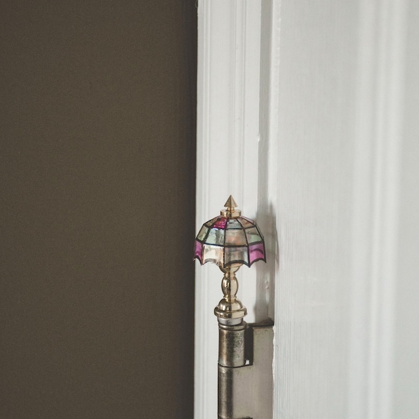 Vintage Tiffany Lamp Hinge Topper (pastel colorway)