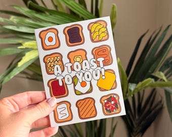 A Toast to You (blank) Congrats Greeting Card