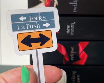 Twilight Forks La Push Vinyl Waterproof Sticker