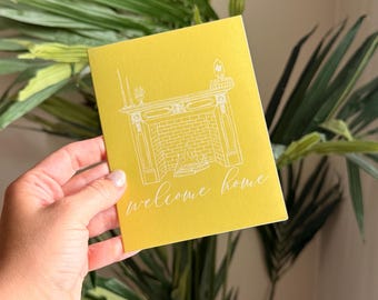 Welcome Home (blank) Congrats Greeting Card
