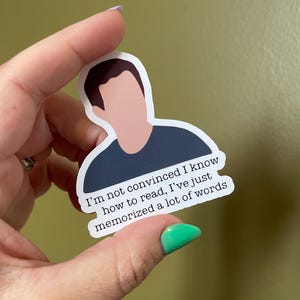 New Girl Nick Miller Reading sticker